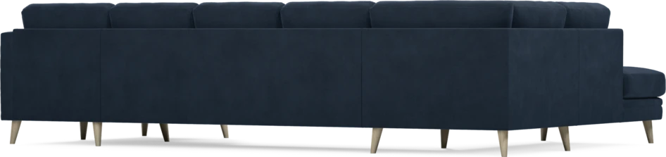 Eden - 3-sits soffa med divan vänster och schäslong höger - Blå