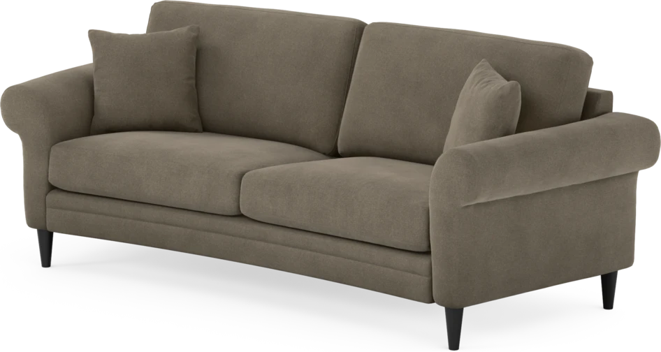 Eden - 2,5-sits soffa svängd - Beige
