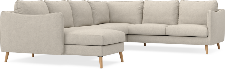 Madison - Hörnsoffa med schäslong vänster - Beige