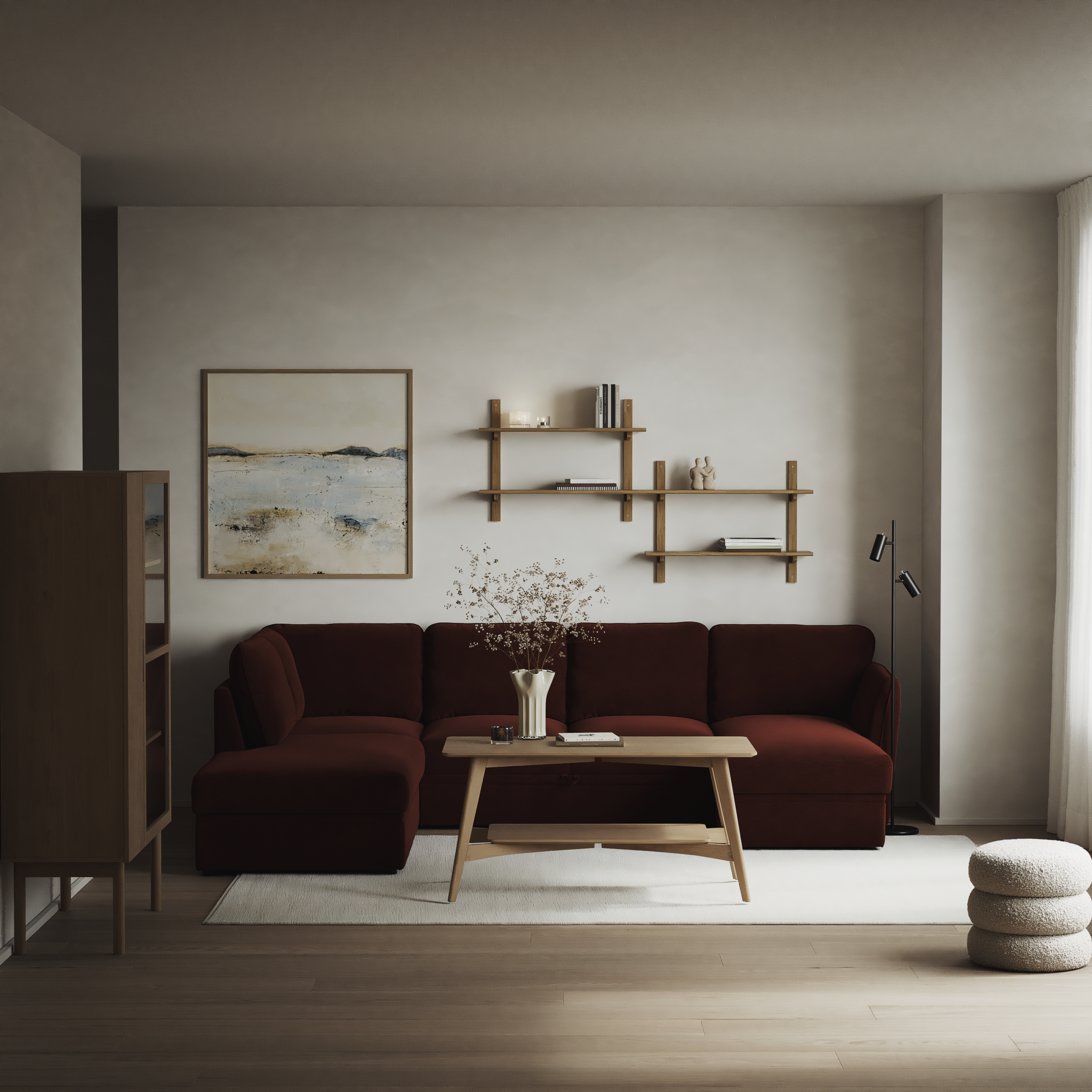 Öland - Bäddsoffa med divan vänster och schäslong höger - inspiration