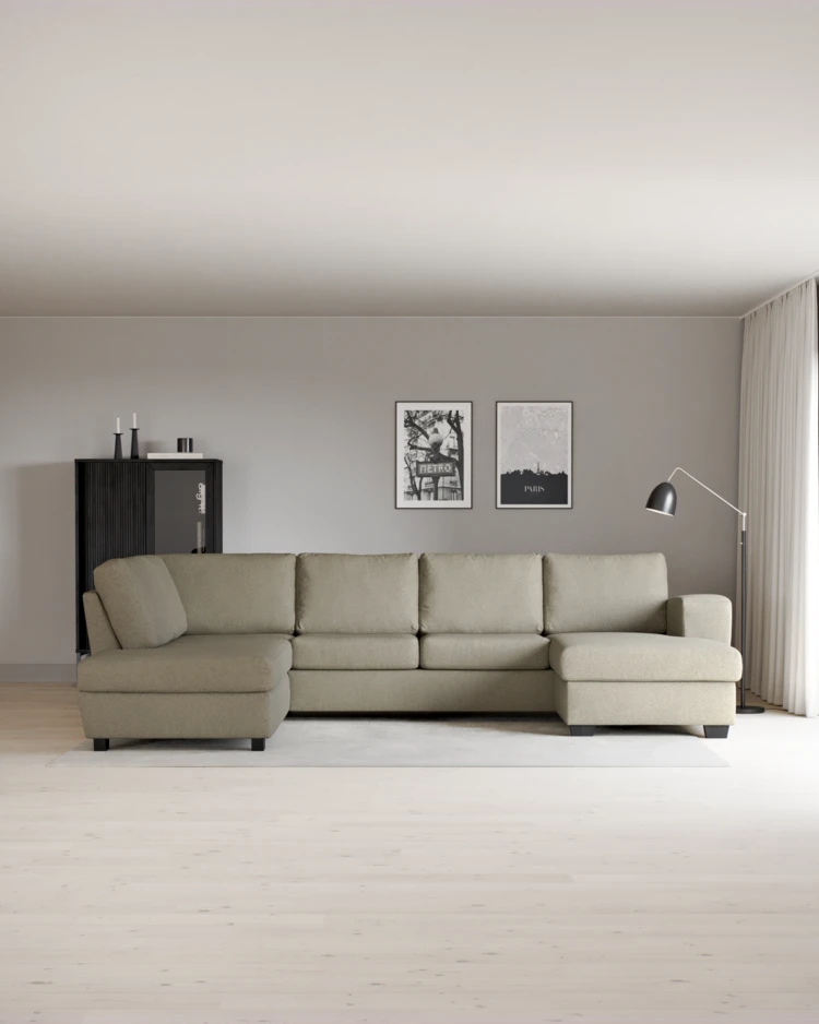 Friday - 3-sits soffa med divan vänster och schäslong höger - inspiration