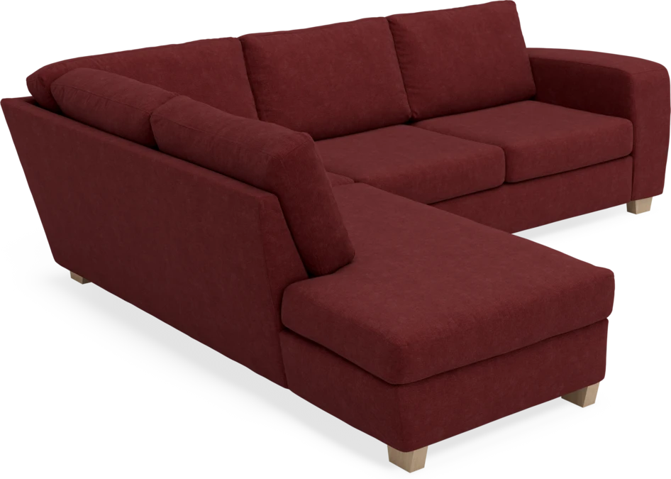 Friday - 2,5-sits soffa med divan vänster - Rosa