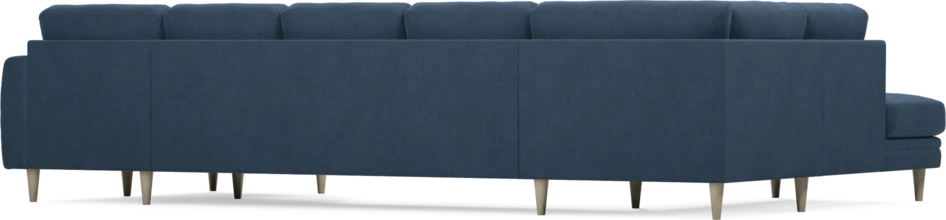 Eden - 3-sits soffa med divan vänster och schäslong höger - Blå