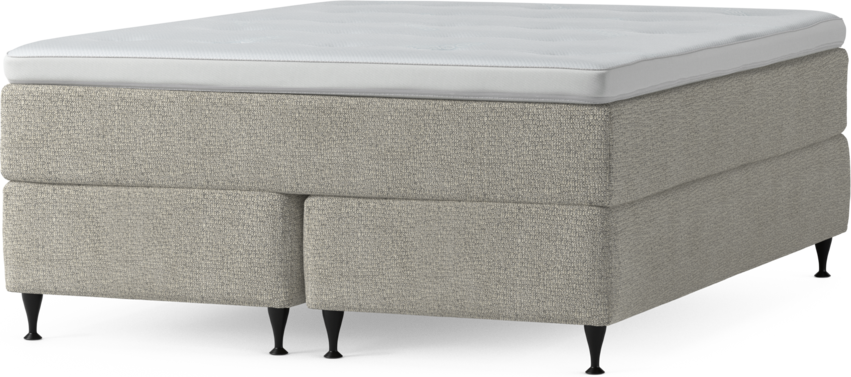 Delux Exclusive - Kontinentalsäng, dubbelsäng med bäddmadrass och sängben