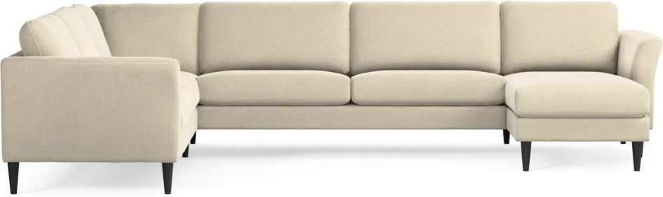 Bridge - Hörnsoffa, 2+3-sits med schäslong höger - Beige