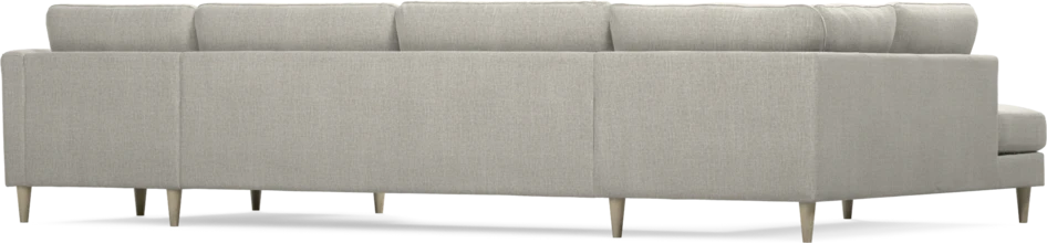 Bridge - 3-sits soffa med divan vänster och schäslong höger - Grå