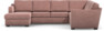 Friday - Hörnsoffa, 3+2-sits med schäslong vänster - Rosa