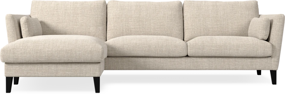 Winston - 3-sits soffa med schäslong, vändbar - Beige