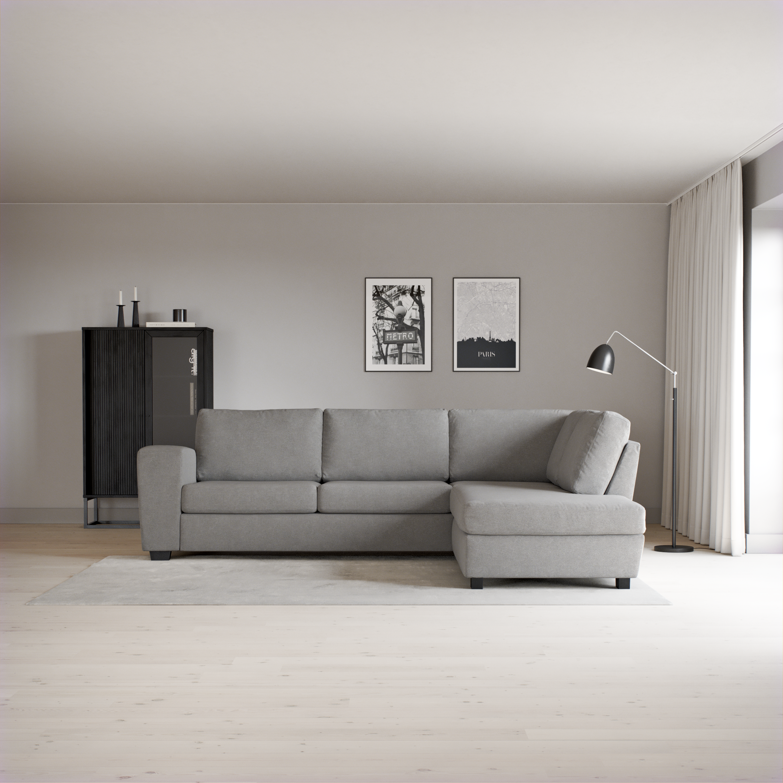Friday - 2,5-sits soffa med divan höger - inspiration