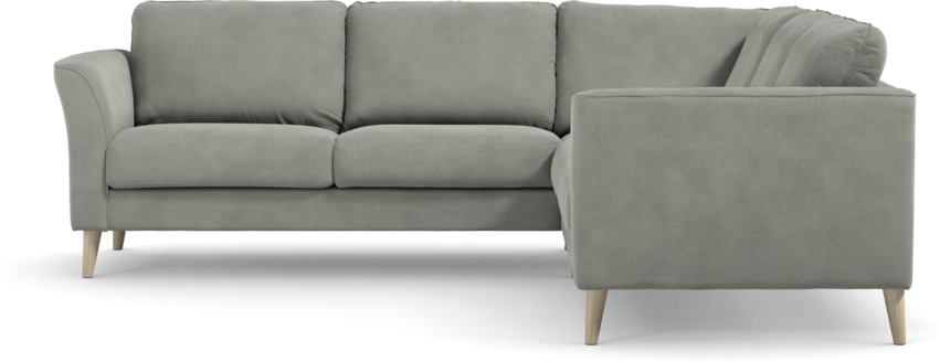 Bridge - Hörnsoffa, 2+2-sits - Grå