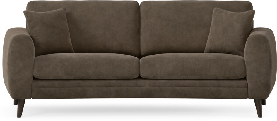 Eden - 2,5-sits soffa svängd - Brun