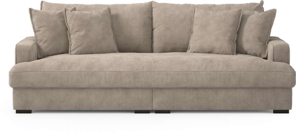 Rossi - 3-sits soffa, hel dyna - Beige