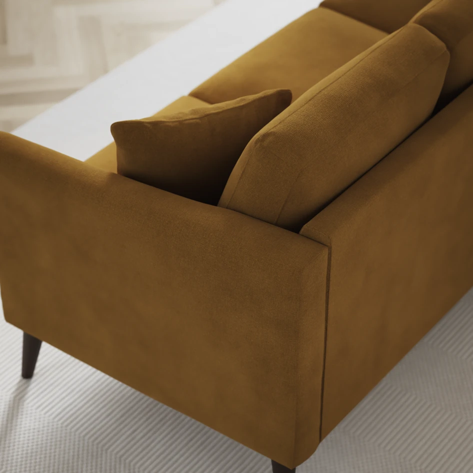 Eden - 2,5-sits soffa - Gul