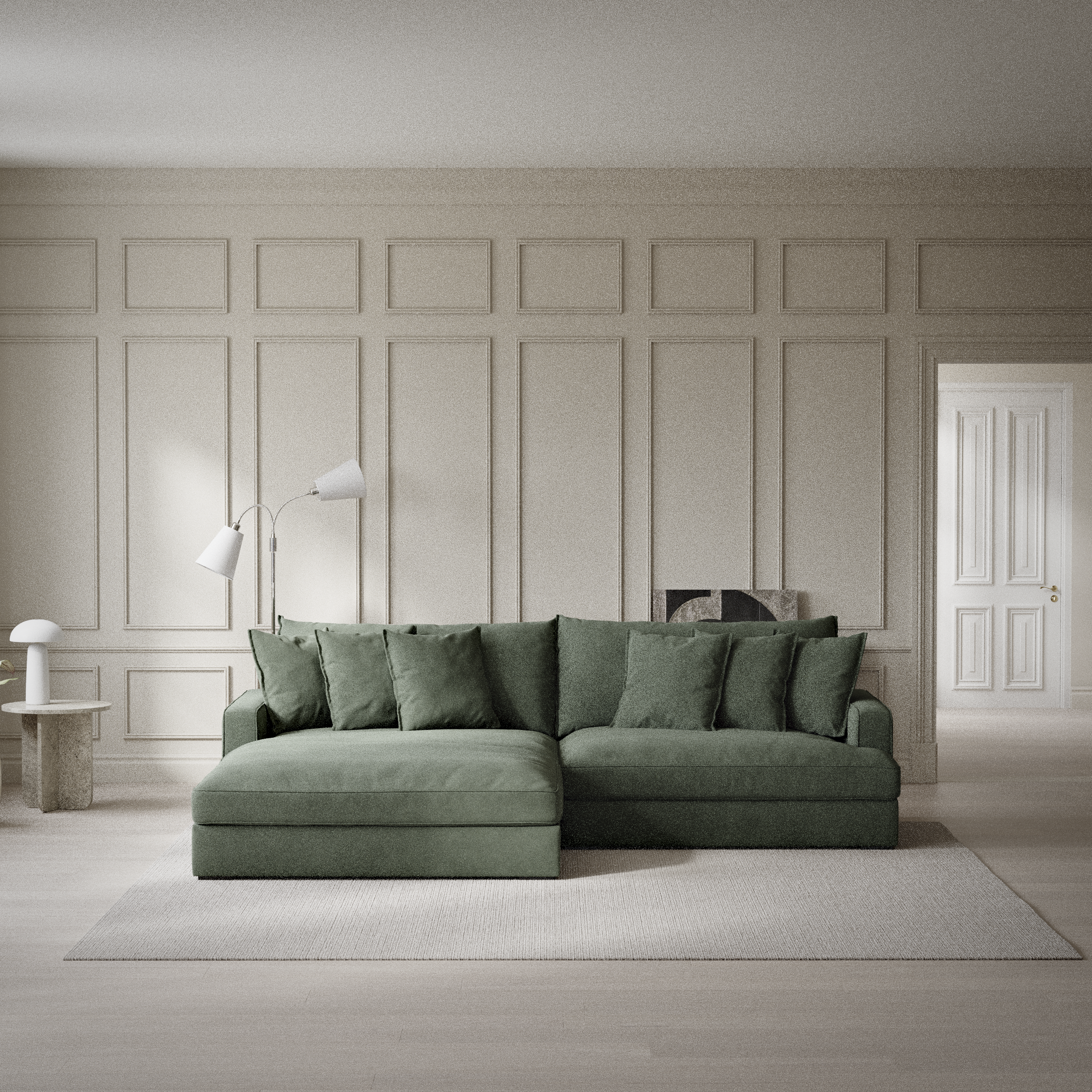 Rossi - 2-sits soffa med schäslong XL vänster - inspiration