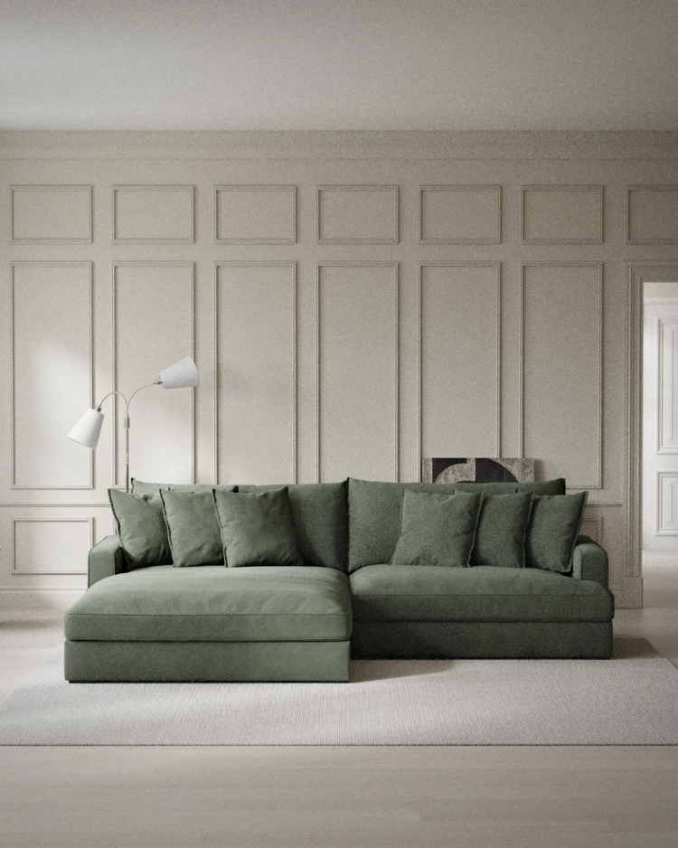Rossi - 2-sits soffa med schäslong XL vänster - inspiration
