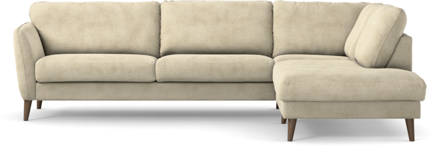 Bridge - 3-sits soffa med divan höger - Beige