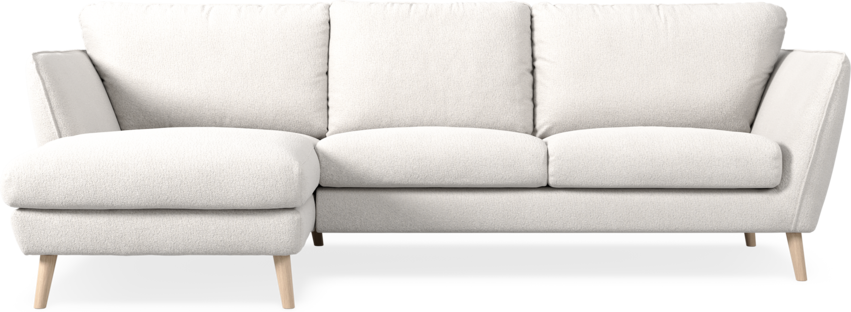 Madison Lux - 2-sits soffa med schäslong vänster - Beige