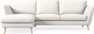 Madison Lux - 2-sits soffa med schäslong vänster - Beige