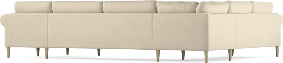 Bridge - Hörnsoffa, 2+3-sits med schäslong höger - Beige