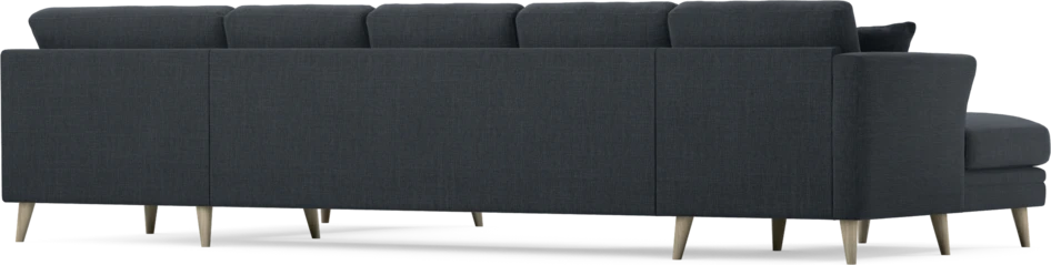 Eden - 3-sits soffa med schäslong vänster och divan höger - Blå