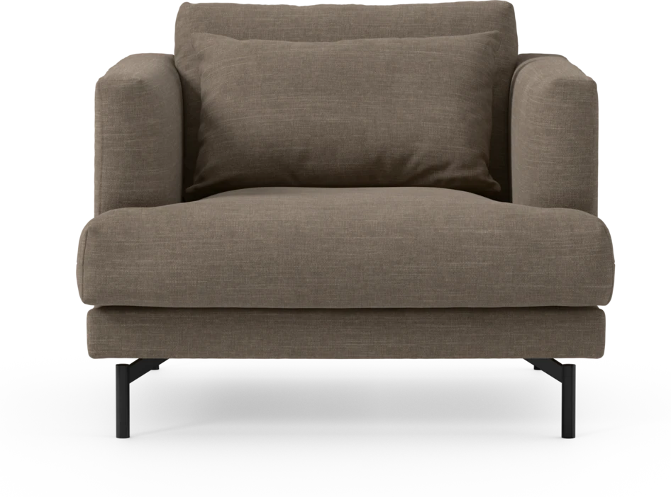 Harper - Fåtölj, 75 cm - Brun