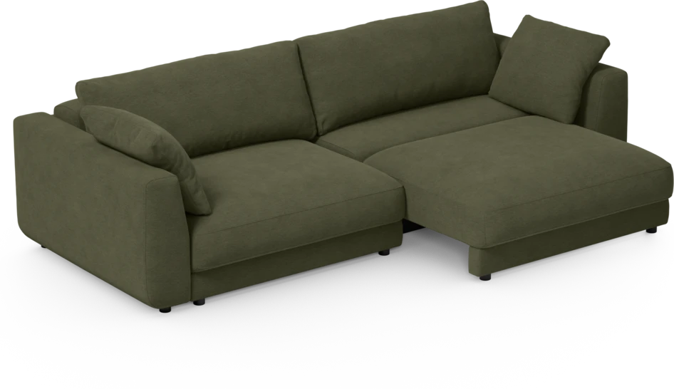 Amie - Bäddsoffa 4-sits - Grön
