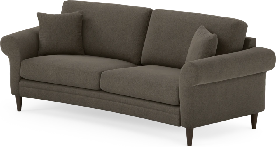 Eden - 2,5-sits soffa svängd - Brun