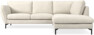 Madison - 2-sits soffa med divan höger - Vit