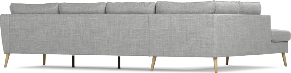 County - 3-sits soffa med divan vänster - Grå