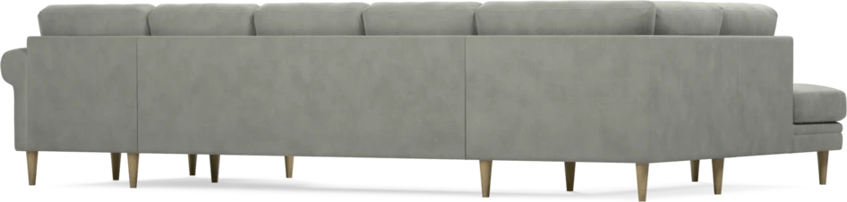 Eden - 3-sits soffa med divan vänster och schäslong höger - Grå