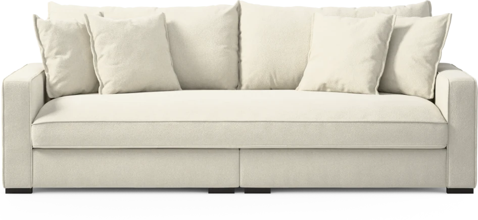 Rossi - 3-sits soffa, hel dyna - Vit