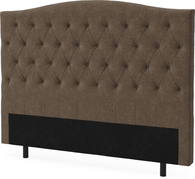 Queen - Sänggavel, 90-210 cm - Brun