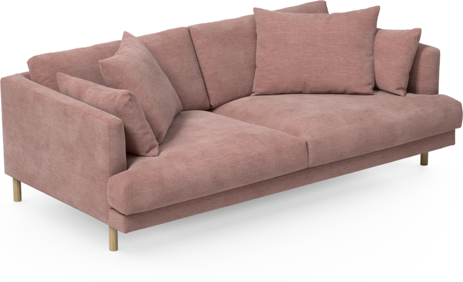 Harper - 3-sits soffa - Rosa