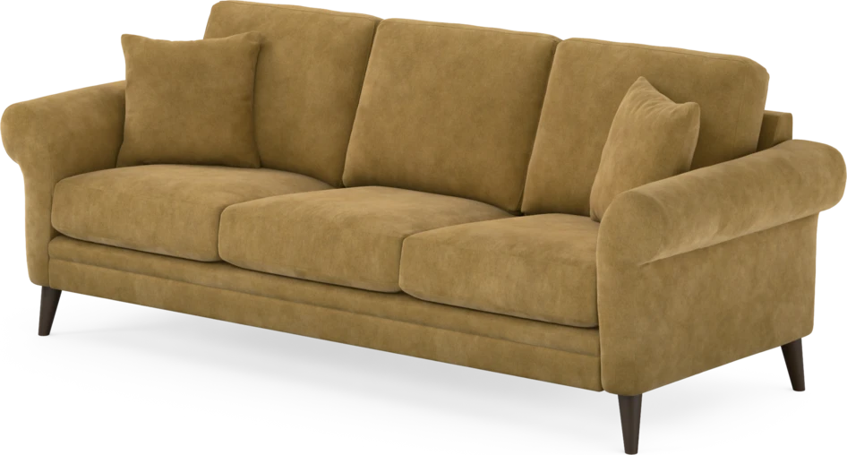 Eden - 3-sits soffa - Gul
