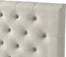 Delux Pikerad XL - Sänggavel, 90-210 cm - Beige