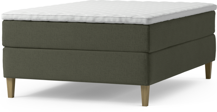 Delux Dream - Kontinentalsäng, enkelsäng 140 cm med bäddmadrass och sängben