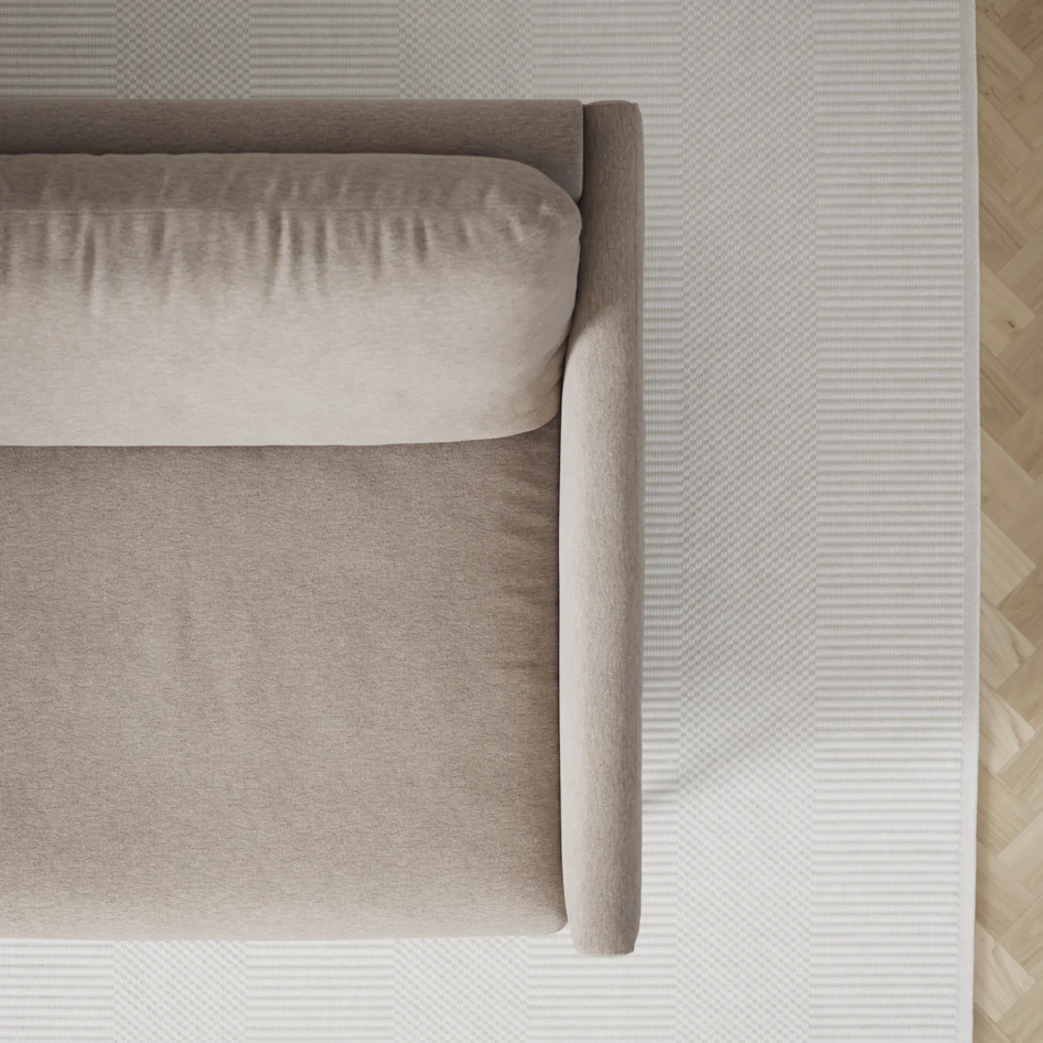 Madison Lux - 2-sits soffa med divan vänster och höger - Beige