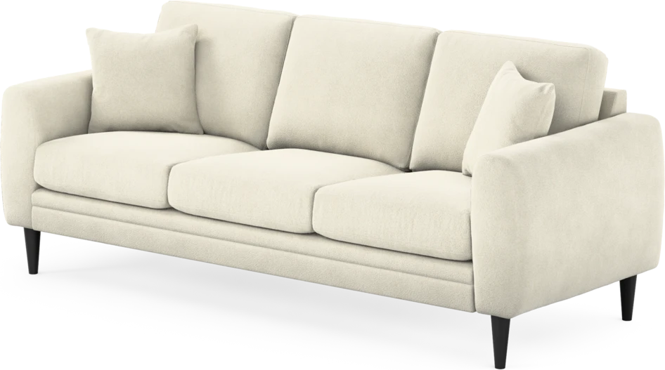 Eden - 3-sits soffa - Vit