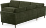 Bridge - Hörnsoffa, 2+2-sits - Grön