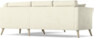 Eden - 2-sits soffa med divan - Vit