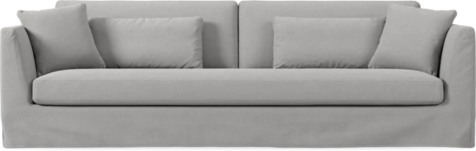 Willow, 4-sits soffa, hel dyna, med kappa