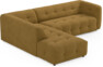 Bella - 3-sits soffa med divan vänster - Orange