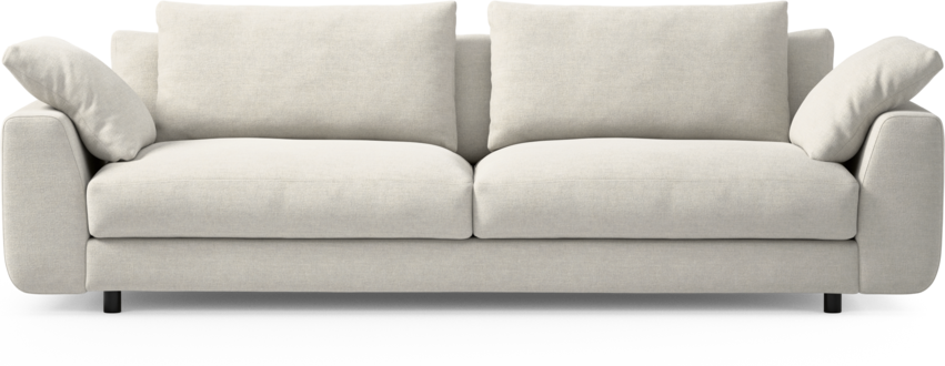 Amie - 4-sits soffa - Vit