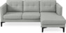 Rio - 3-sits soffa med schäslong höger - Grå