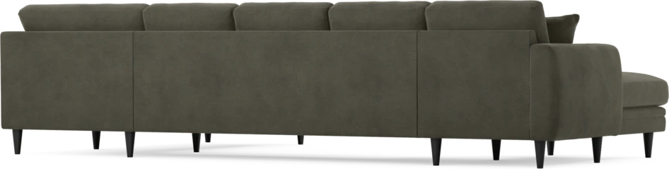 Eden - 3-sits soffa med schäslong vänster och divan höger - Grå