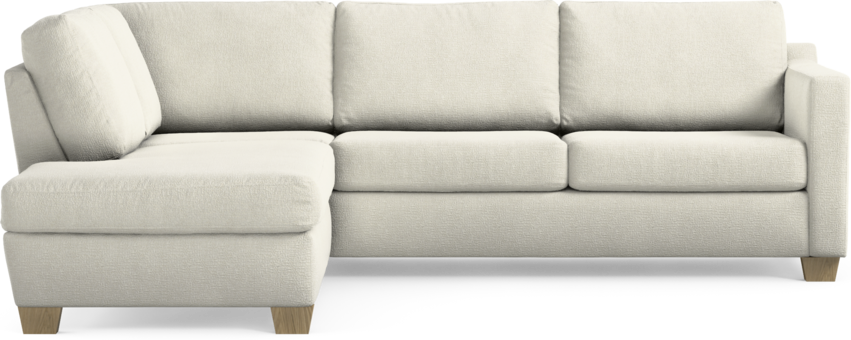 Friday - 2,5-sits soffa med divan vänster - Vit