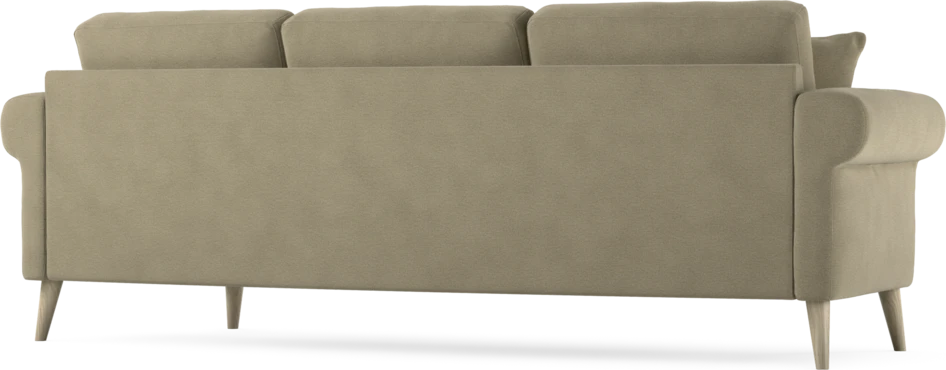 Eden - 3-sits soffa svängd - Beige