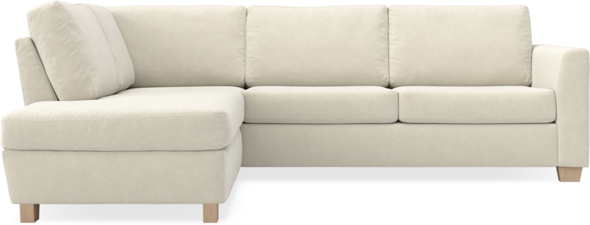 Friday - 2,5-sits soffa med divan vänster - Beige