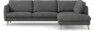 Madison Lux - 3-sits soffa med divan höger - Vit