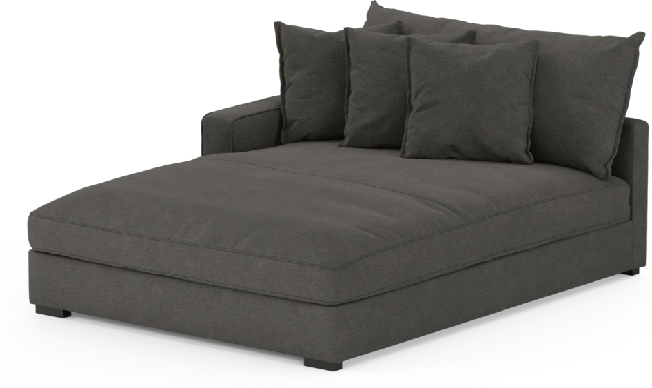 Rossi - Schäslong XL vänster - Brun